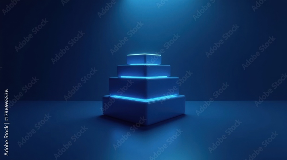 Fototapeta premium abstract blue background