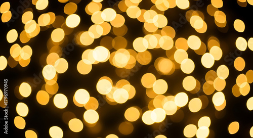 Wallpaper Mural Decorated backgrounds for christmas  with golden lights Torontodigital.ca