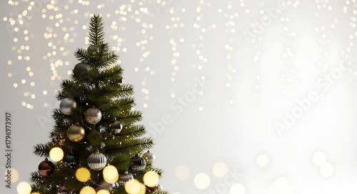 Wallpaper Mural christmas tree and decorations Torontodigital.ca