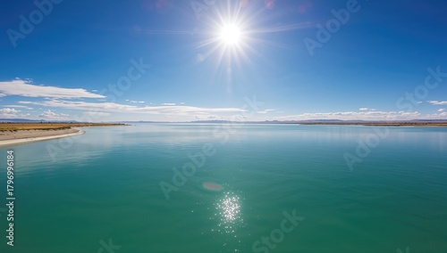 Fototapeta Naklejka Na Ścianę i Meble -  Qinghai Lake Viewed from a Unique Angle, Preservation