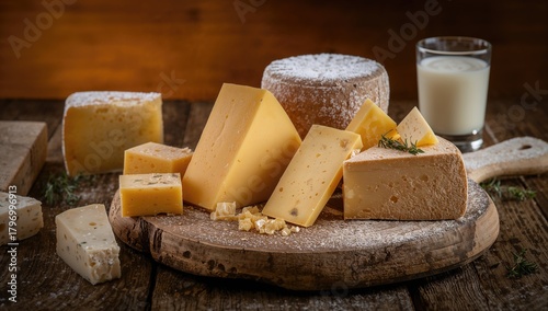 Parmesan and pecorino cheese, protein-rich meal