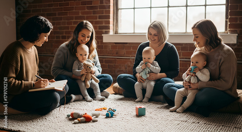 new mom sin group for therapy session