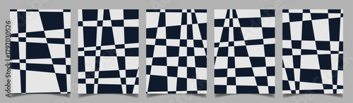 Aesthetic mid century modern Contemporary formalism poster. Minimalist Geometry Art Set of 5 Prints for printable wall art, postcard, wallpaper, home decor.