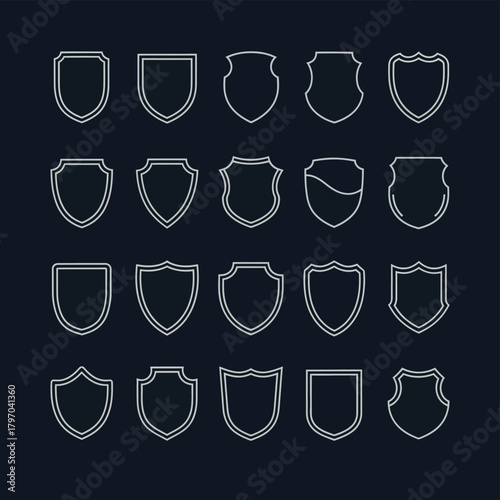 set of shields