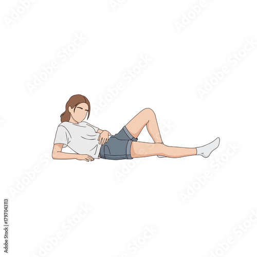 an artist posing during a photoshoot