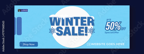 Winter Sale Social Media Post & Story Template Set.
Up to 50% Off Seasonal Shopping Promotion Designs.
Modern Winter Fashion and Clothing Sale Banner Bundle.
E-commerce and Retail Big Discount Ad.