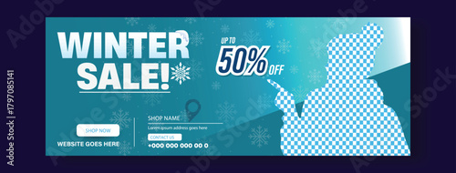 Winter Sale Social Media Post & Story Template Set.
Up to 50% Off Seasonal Shopping Promotion Designs.
Modern Winter Fashion and Clothing Sale Banner Bundle.
E-commerce and Retail Big Discount Ad.