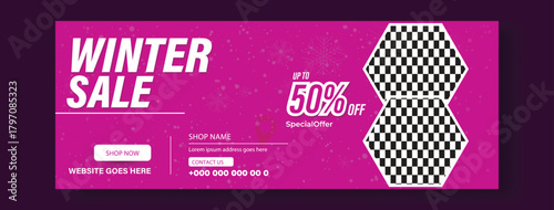 Winter Sale Social Media Post & Story Template Set.
Up to 50% Off Seasonal Shopping Promotion Designs.
Modern Winter Fashion and Clothing Sale Banner Bundle.
E-commerce and Retail Big Discount Ad.