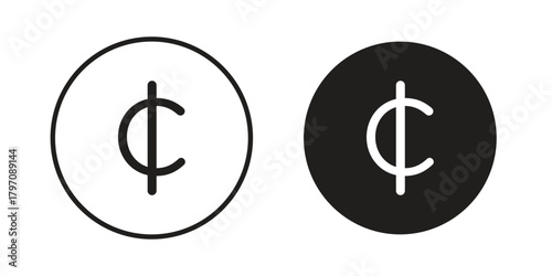 Cedi sign for your website design, logo, app, UI. EPS10