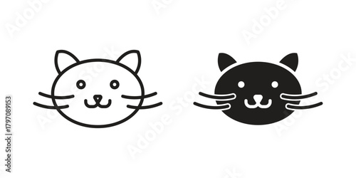 Cat icon for your website design, logo, app, UI. EPS10