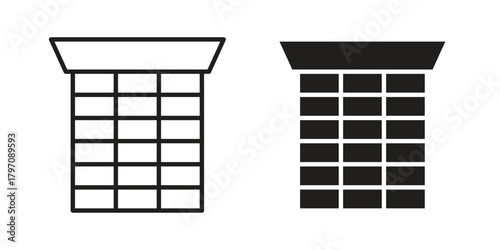 Chimney icon for your website design, logo, app, UI. EPS10