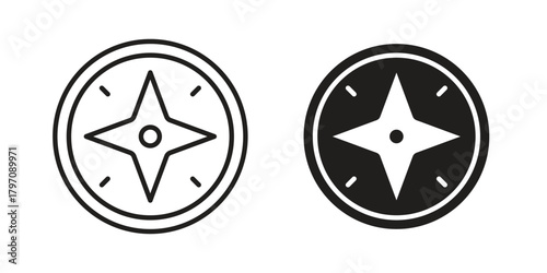 Compass icon for your website design, logo, app, UI. EPS10