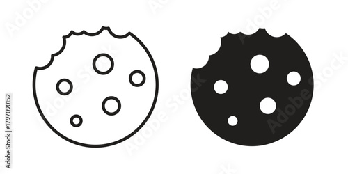 Cookie icon for your website design, logo, app, UI. EPS10