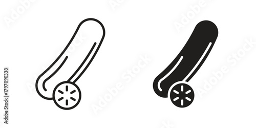 Cucumber icon for your website design, logo, app, UI. EPS10