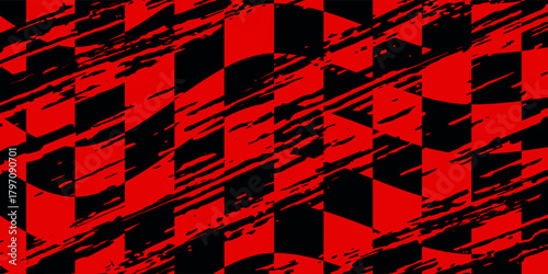 A vector graphic depicting abstract stripe racing designs suitable for vehicle decal wraps, race cars, rally vehicles, adventure
