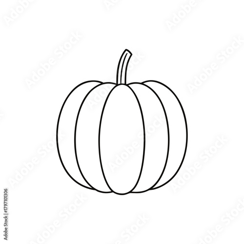 pumpkin isolated on white