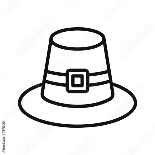 black hat with a hat