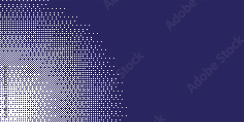 blue pixelated bitmap gradient texture. Vector background