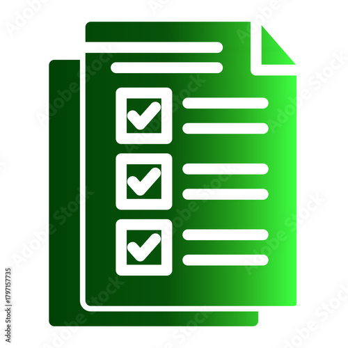 Legal Document Paperwork Archive icon from the Notary icon collection (Glyph Gradient Style)