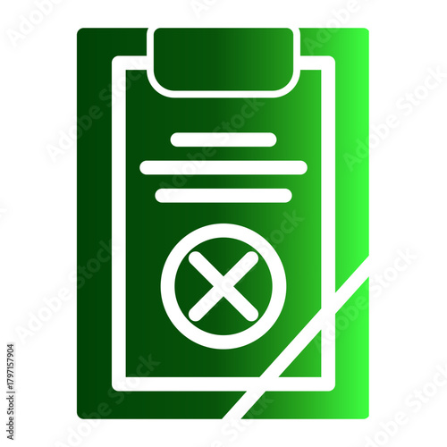 Testamentary Document Certification icon from the Notary icon collection (Glyph Gradient Style)