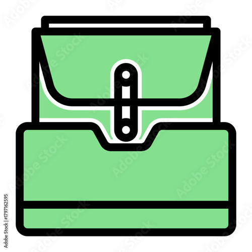 Document Storage Organization icon from the Notary icon collection (Glyph Color Lineal Style)