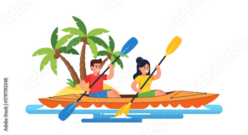 Kayaking Adventure: A Delightful Tropical Expedition on the Turquoise Waters