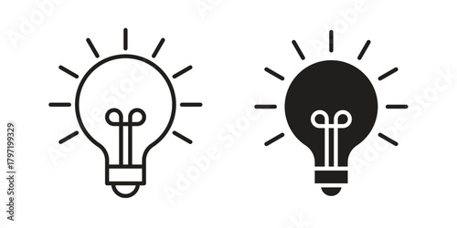 Empowerment icon doodle set. editable outline stroke vector eps