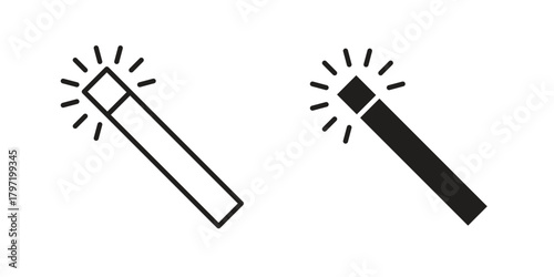 Enhance icon doodle set. editable outline stroke vector eps