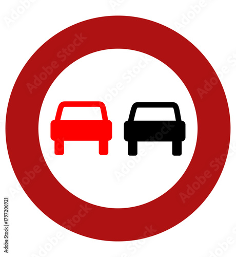 no overtaking sign