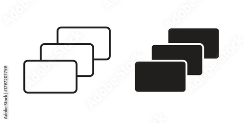 Depth perception icon isolated vector Illustration. Vector pictogram for web and app