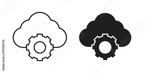 Devops icon isolated vector Illustration. Vector pictogram for web and app