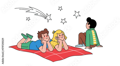 Stargazing Friends: A Night of Wonder and Shared Exploration Under the Cosmos