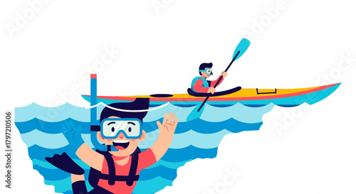 Thrilling Aquatic Adventures: Snorkeling and Kayaking in Vibrant Waters