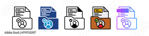 Student Profile multiple icon
