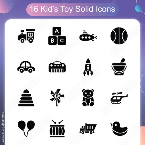 Kids Toye Solid Style Set 1