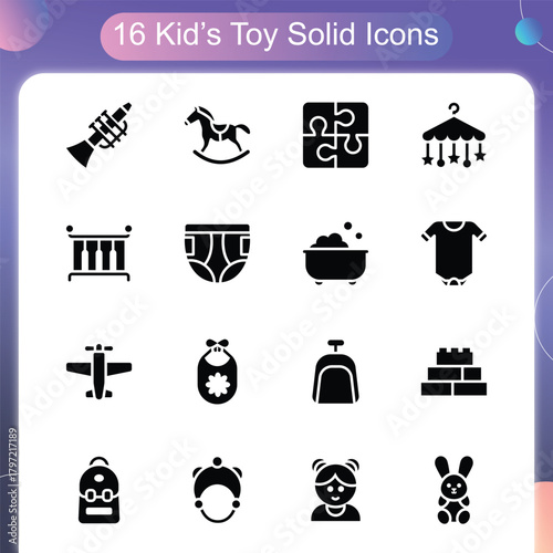 Kids Toye Solid Style Set 3