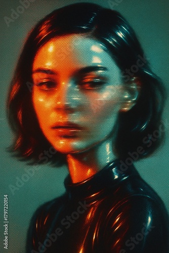 Ethereal Halftone Glow