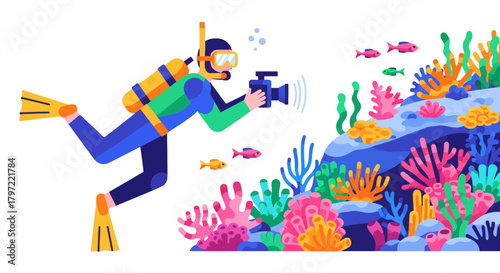 Underwater Photographer Captures The Vibrant Marine Life And Coral Reef Ecosystem