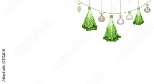 Vegetable Garland Decorating On Black Background Illustrates Creative Freshness and Design
