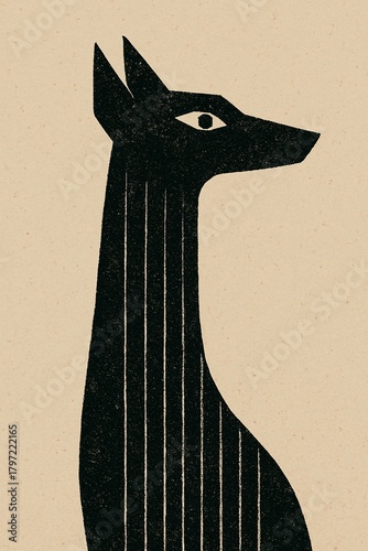 Geometric Black Hound