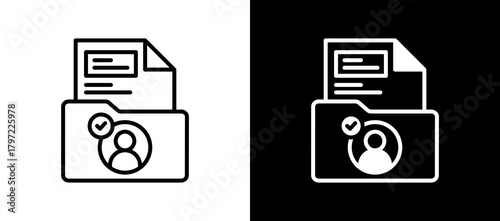 Student Profile linemixed icon