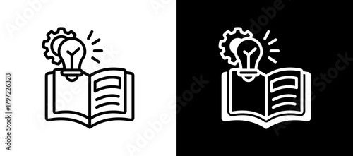 Knowledge linemixed icon