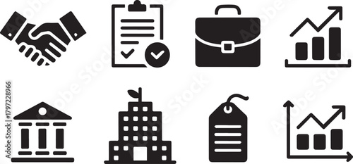 Business icons set