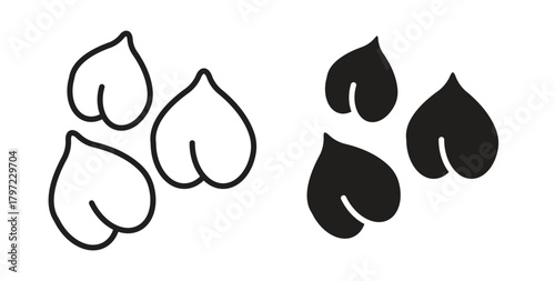 Chickpeas hummus icon for web and app. vector illustration eps