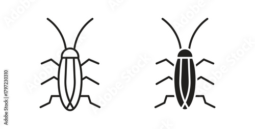 Cockroach icon for web and app. vector illustration eps