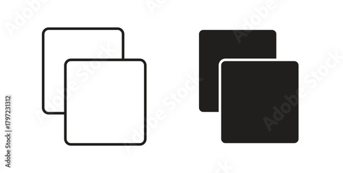 Copy icon for web and app. vector illustration eps