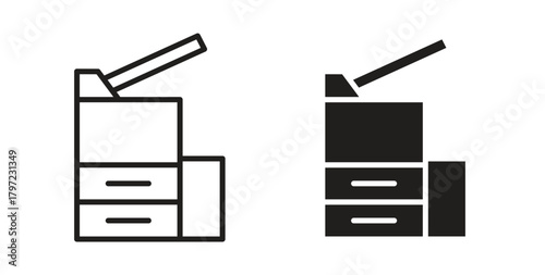 Copier icon for web and app. vector illustration eps