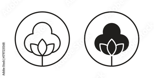 Cotton icon for web and app. vector illustration eps