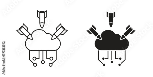 DOS icon for web and app. vector illustration eps
