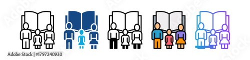 Parent Education multiple icon